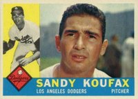 1960 Topps #343 Sandy Koufax Baseball Card