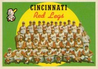 1959 Topps #111 Cincinnati Redlegs Baseball Card