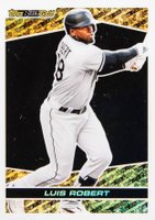 2021 Topps Chrome Update Black Gold #BGC17 Luis Robert Baseball Card