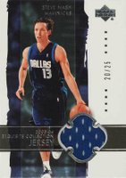 2003 Upper Deck Exquisite Collection #7-J Steve Nash Jersey Basketball Card