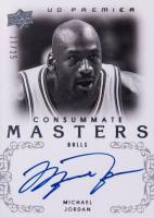 2008 Upper Deck Premier Consumate Masters Autograph #CM-JO Michael Jordan Basketball Card