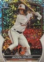 2023 Bowman Draft #BDC118 Jackson Holliday Chrome-Sparkle Baseball Card