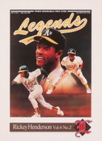 1992 Legends Sports Memorabilia NSCC  #C16 Rickey Henderson Baseball Card