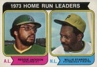 1974 O-Pee-Chee #202 Home Run Leaders Baseball Card