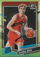 2023 Panini Donruss Optic #212 Gradey Dick Lime Green Basketball Card