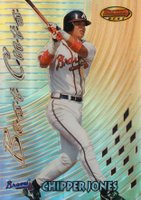 1997 Bowman's Best Cuts #BC2 Chipper Jones Refractor Baseball Card