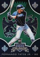 2019 Panini Chronicles Crusade #3 Fernando Tatis Jr. Green Baseball Card
