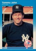 1987 Fleer #102 Tommy John Baseball Card