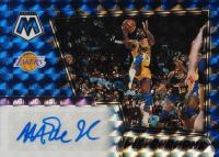 2022 Panini Mosaic Pictographs Mosaic #PMMAG Magic Johnson Blue Basketball Card