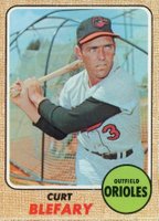 1968 Topps #312 Curt Blefary Baseball Card