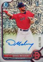 2022 Bowman Chrome Prospect Autographs #CPADMY Daniel Mcelveny Speckle Refractor Baseball Card