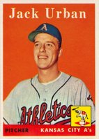 1958 Topps #367 Jack Urban Baseball Card