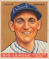 1933 Goudey #178 Jackie Warner Baseball Card