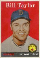 1958 Topps #389 Bill Taylor Baseball Card