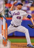 2020 Topps #332 Jacob DeGrom Baseball Card