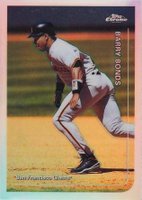 1999 Topps Chrome #395 Barry Bonds Refractor Baseball Card