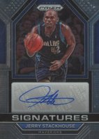 2022 Panini Prizm Signatures #SIGJST Jerry Stackhouse Basketball Card