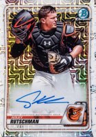 2020 Bowman Chrome Mega Box Autographs #BCMAAR Adley Rutschman Baseball Card