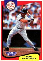 1994 Kenner Starting Lineup # Don Mattingly Baseball Card