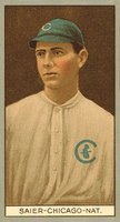 1912 Brown Backgrounds Broadleaf #159 Victor Saier Baseball Card