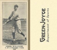 1916 Green-Joyce #190 Fred Williams Baseball Card