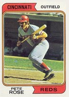 1974 Topps #300 Pete Rose Baseball Card