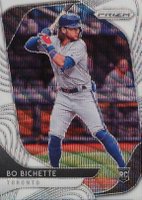 2020 Panini Prizm #71 Bo Bichette White Wave Prizm Baseball Card