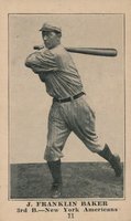 1917 Collins-McCarthy #11 Frank Baker Baseball Card