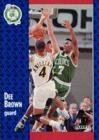 1991 Fleer #9 Dee Brown Basketball Card