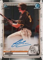 2020 Bowman Draft Chrome Draft Picks Autographs #CDAOC Owen Caissie Baseball Card