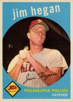 1959 Topps #372 Jim Hegan Baseball Card