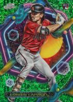 2023 Topps Cosmic Chrome #7 Corbin Carroll Green Space Dust Baseball Card