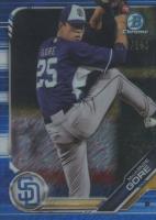 2019 Bowman Chrome Prospects #BCP73 MacKenzie Gore Blue Shimmer Baseball Card