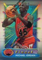 1994 Finest #331 Michael Jordan Refractor w/Coating Basketball Card
