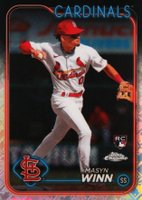 2024 Topps Chrome Logofractor Edition #189 Masyn Winn Baseball Card