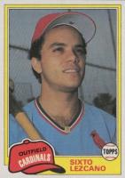 1981 Topps #793 Sixto Lezcano Traded Baseball Card