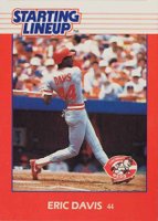 1988 Kenner Starting Lineup # Eric Davis Baseball Card