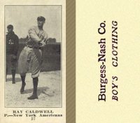 1916 Burgess-Nash Co. #27 Ray Caldwell Baseball Card