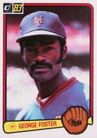 1983 Donruss #427 George Foster Baseball Card