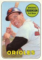 1969 Topps #550 Brooks Robinson Baseball Card