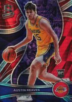 2021 Panini Spectra #117 Austin Reaves Asia Red Basketball Card
