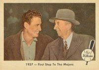 1959 Fleer Ted Williams #9 1937- First Step To The Majors Baseball Card