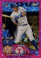 2023 Topps Chrome #93 Josh Jung Magenta Speckle Baseball Card