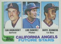 1982 Topps #653 Angels Future Stars Baseball Card