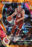 2021 Panini Prizm Draft Picks #49 Austin Reaves Orange Ice Prizm Basketball Card
