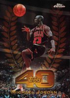 1997 Topps Chrome Topps 40  #T5 Michael Jordan Refractor Basketball Card