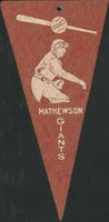 1913 Cravats Felt Pennant #15 Christy Mathewson Baseball Card
