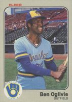 1983 Fleer #43 Ben Oglivie Baseball Card