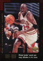 1999 Upper Deck Michael Jordan Career Collection #29 Michael Jordan The Championship Years Basketball Card