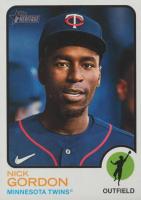 2022 Topps Heritage #599 Nick Gordon Baseball Card